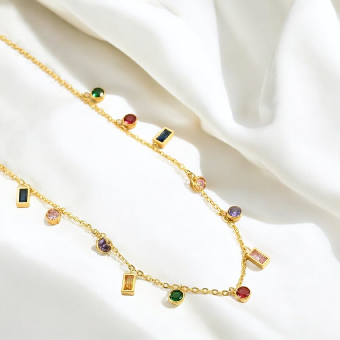 Diamonds colors Necklace